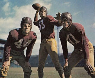 Andy Farkas, Sammy Baugh, Dick Todd, Redskins